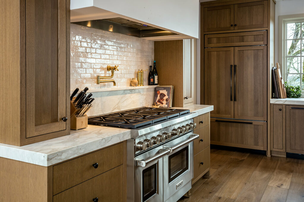 A kitchen enhanced by W.L. Construction Inc.