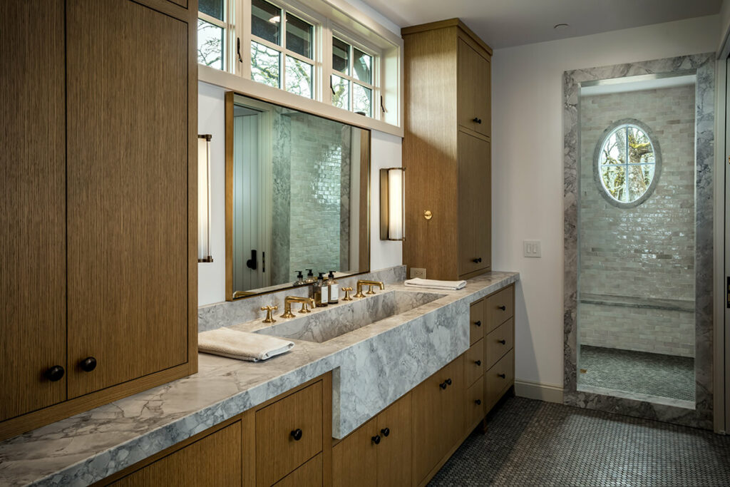 A bathroom remodeled by WL Construction